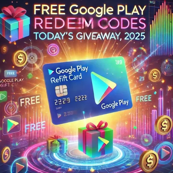 Free Google Play Redeem Codes Today’s Giveaway, 2025