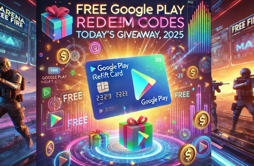 Free Google Play Redeem Codes Today’s Giveaway, 2025