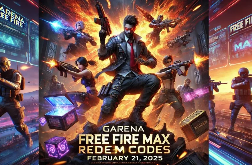 Garena Free Fire MAX Redeem Codes for February 21, 2025