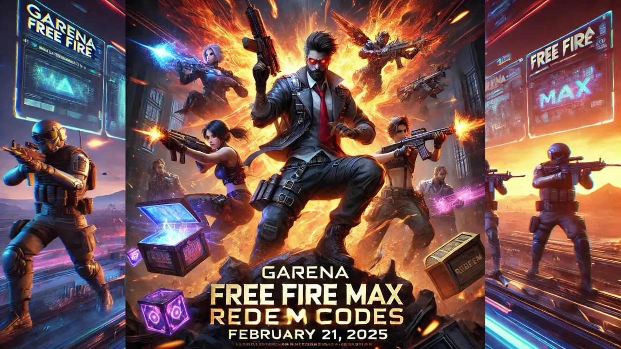 Garena Free Fire MAX Redeem Codes for February 21, 2025