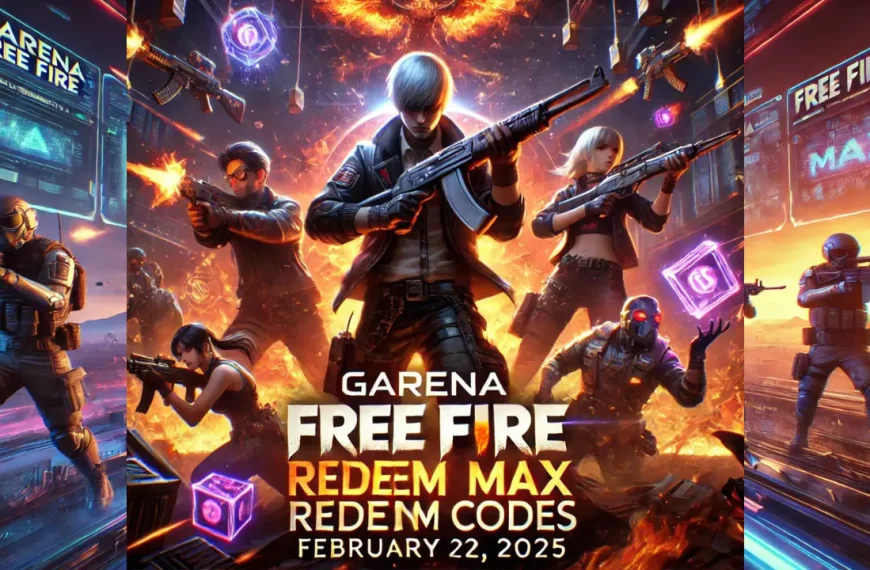 Garena Free Fire MAX Redeem Codes for February 22, 2025