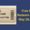 Free Fire MAX Redeem Codes for May 16