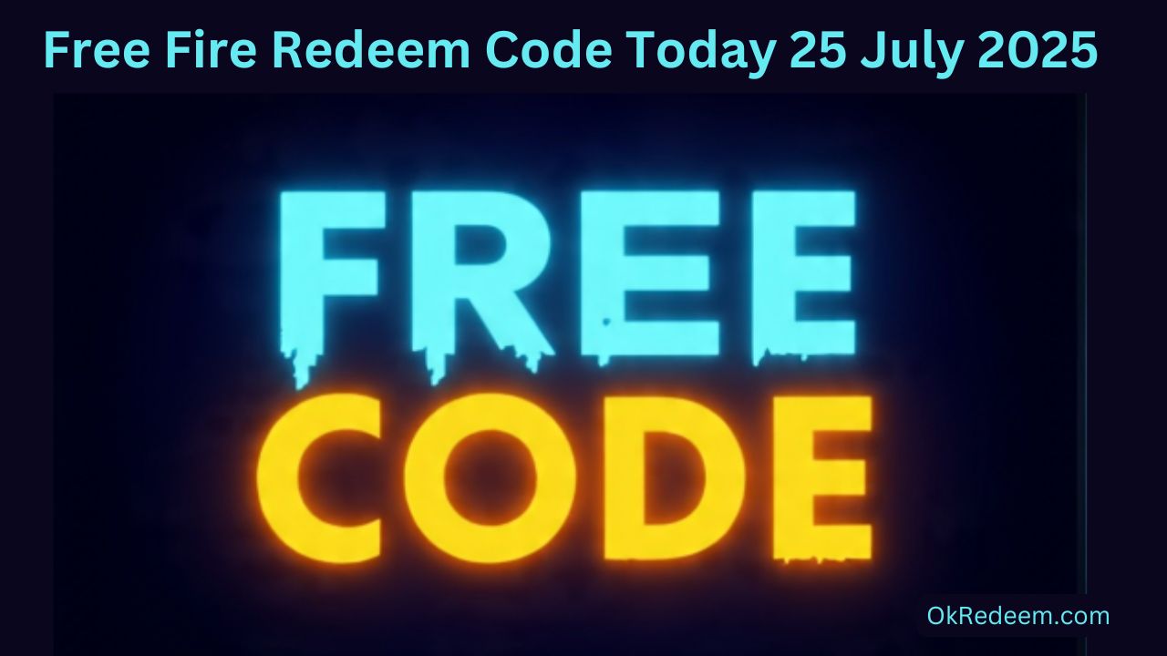 Free Fire Redeem Code Today 25 July 2025