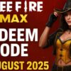 Free Fire Max Redeem Codes for Today 15 August 2025