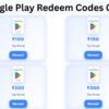 Free Google Play Redeem Codes Giveaway