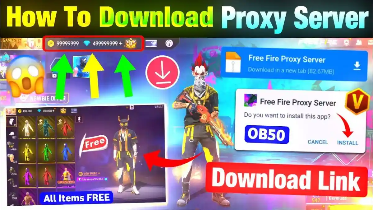 Free Fire Proxy Server Download 2025